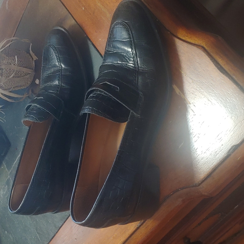 Ralph Lauren Black Loafers Sz 7